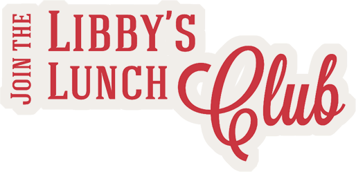 libbys lunch club logo text